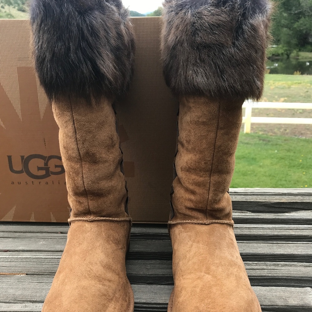 UGG Rosanna Boot 8, worn once.